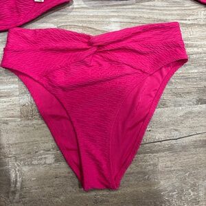 Victoria's Secret Fuchsia Bikini Bottom SIZE MEDIUM